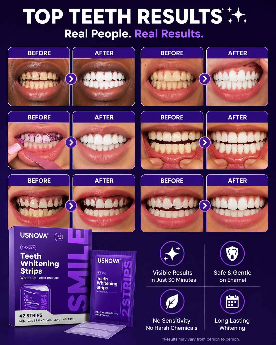 Lumé Blue-Light Whitening Strips