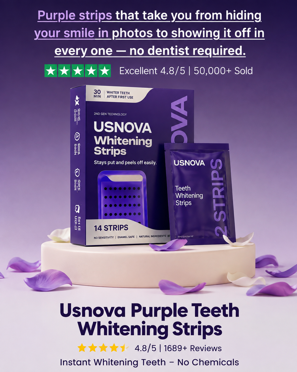 Lumé Blue-Light Whitening Strips