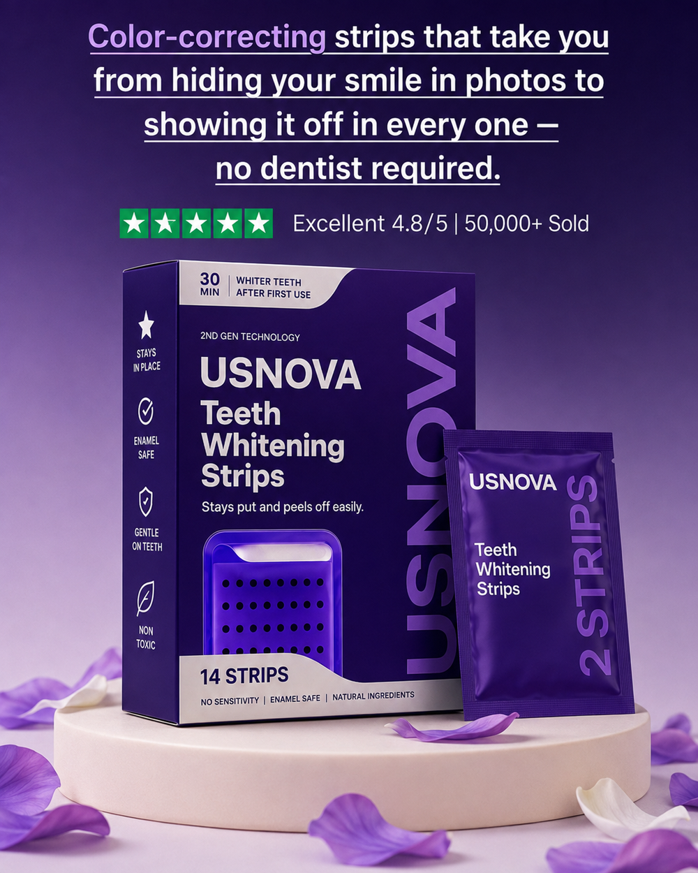 US NOVA Teeth Whitening Strips